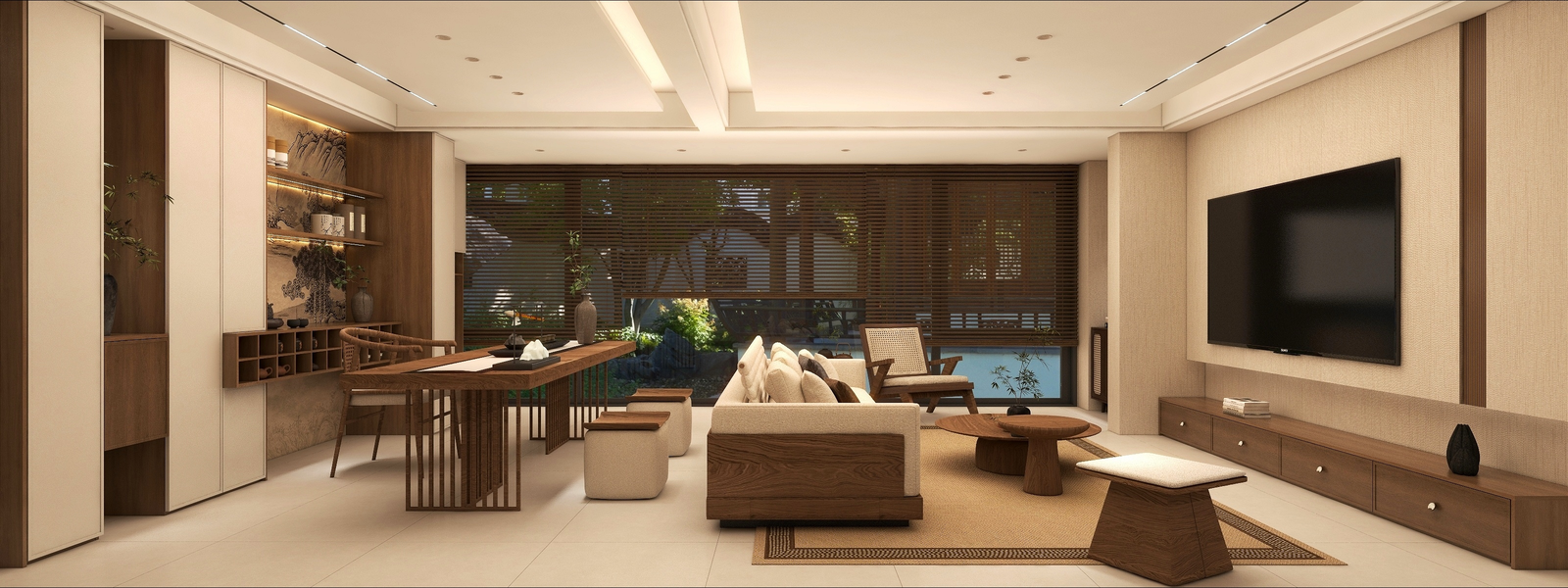 地矿春山富居188㎡宋式美学：蕴藏风雅宋韵的生活哲学