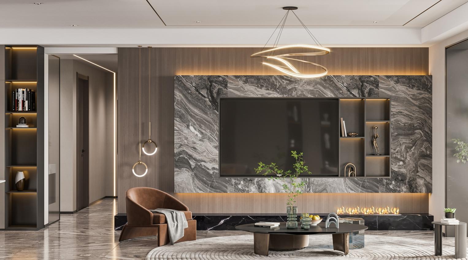 北投上境147㎡轻奢风优雅艺术造就的生活美学