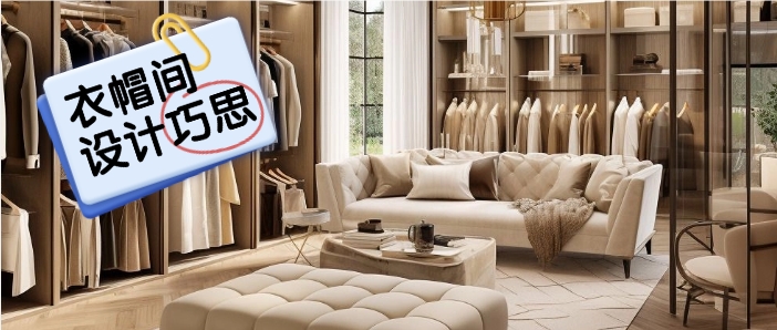 【设计巧思】看完让你一眼心动的衣帽间设计